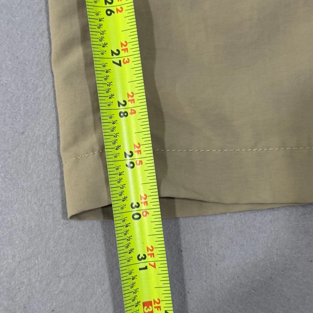 The North Face Convertible Hiking Pants Mens 36x32 Tan Zip‎ Off Cargo